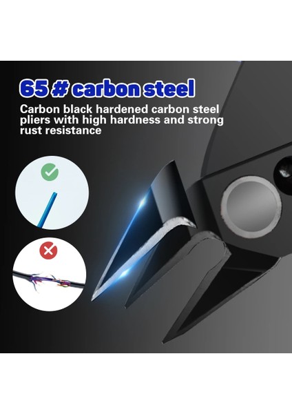 Mavi 1 Adet Tel Kesici Yan Çapraz Pense Kablolar Kesme Makası El Tamir Araçları Hassas Snip Gömme Kilit Pense Elektrik Makası Kablo (Yurt Dışından) modelleri