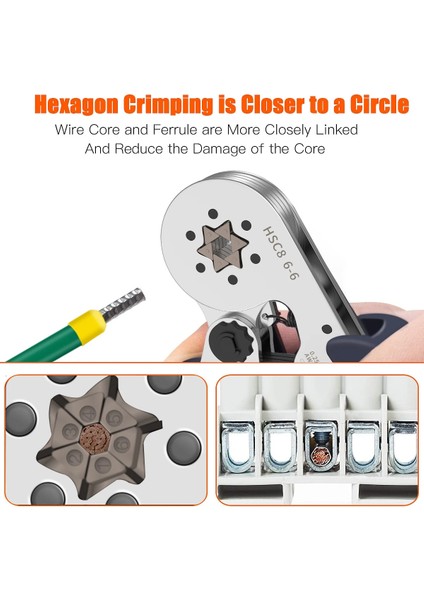 1200 Adet Tüp Boru Terminali Sıkma Araçları Yüksük Sıkma Aracı Kiti I Elektrikli Pense Hsc8 6-4 0.25-10MM² 23-7AWG 6-6 0.25-6mm² Kelepçe (Yurt Dışından) fiyatları