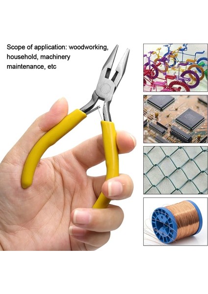 G Ekipman Seti Uzun Iğne Yuvarlak Burun Kesme Tel Pense Takı Yapımı Için Dıy Alet Aksesuarları (Yurt Dışından) modelleri