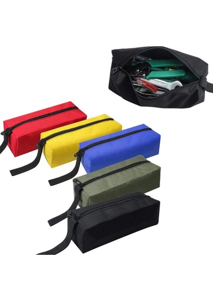Koyu Mavi 250X85X70MM Alet Çantası Saklama Oxford Kanvas Su Geçirmez El Vidaları Çiviler Matkap Ucu Metal Parçalar Balıkçılık Seyahat Makyaj Organizatör Kese Çanta Kılıf (Yurt Dışından) fiyatları