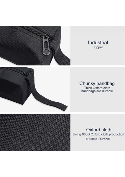 Koyu Mavi 250X85X70MM Alet Çantası Saklama Oxford Kanvas Su Geçirmez El Vidaları Çiviler Matkap Ucu Metal Parçalar Balıkçılık Seyahat Makyaj Organizatör Kese Çanta Kılıf (Yurt Dışından) fırsatları