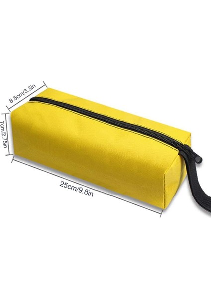 Koyu Mavi 250X85X70MM Alet Çantası Saklama Oxford Kanvas Su Geçirmez El Vidaları Çiviler Matkap Ucu Metal Parçalar Balıkçılık Seyahat Makyaj Organizatör Kese Çanta Kılıf (Yurt Dışından) indirimleri