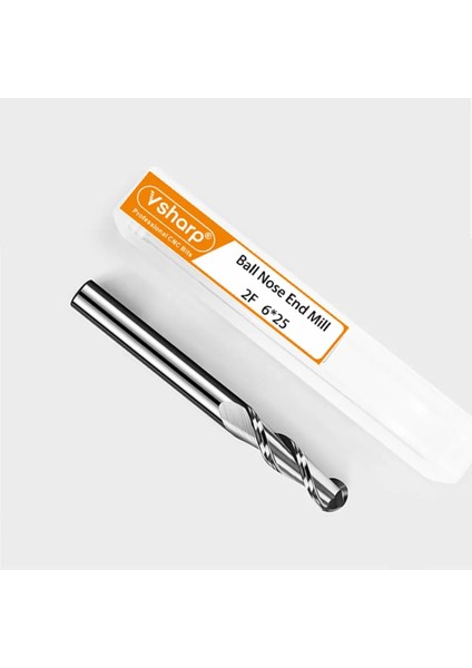 1 Adet 3.175X22 Vsharp Bilyalı Uçlu Freze 3.175MM 4mm 6mm 8mm Shank Çapı 2 Flüt Tungsten Karbür Cnc Freze Kesicisi Cnc Aracı Ahşap Mdf (Yurt Dışından) indirimleri