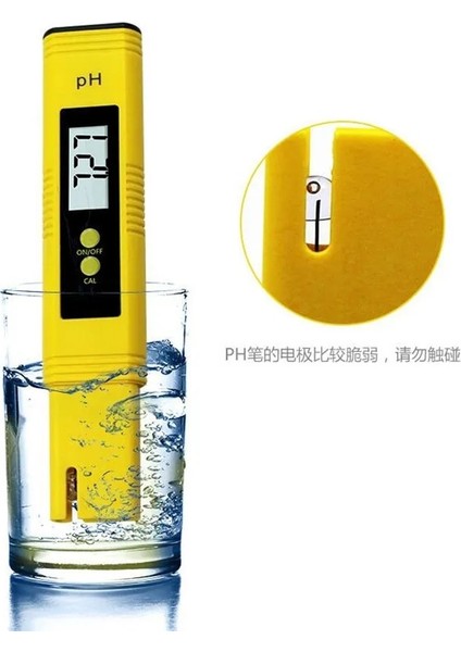 Sarı 0-14 Ph Taşınabilir Yüksek Hassasiyetli Ph Test Kalemi Ph Asitlik Ölçer Ph Izleme Su Kalitesi Test Cihazı (Yurt Dışından) modelleri