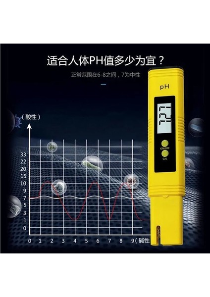 Sarı 0-14 Ph Taşınabilir Yüksek Hassasiyetli Ph Test Kalemi Ph Asitlik Ölçer Ph Izleme Su Kalitesi Test Cihazı (Yurt Dışından) indirimleri