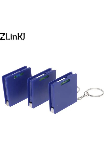 Mavi 1 M Mini Hafif Çelik Mezura Anahtarlık ile Plastik Açık Taşınabilir Geri Çekilebilir Cetvel Santimetre Mezura Araçları (Yurt Dışından)