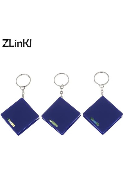 Mavi 1 M Mini Hafif Çelik Mezura Anahtarlık ile Plastik Açık Taşınabilir Geri Çekilebilir Cetvel Santimetre Mezura Araçları (Yurt Dışından)