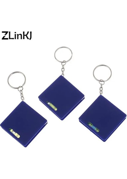 Mavi 1 M Mini Hafif Çelik Mezura Anahtarlık ile Plastik Açık Taşınabilir Geri Çekilebilir Cetvel Santimetre Mezura Araçları (Yurt Dışından)
