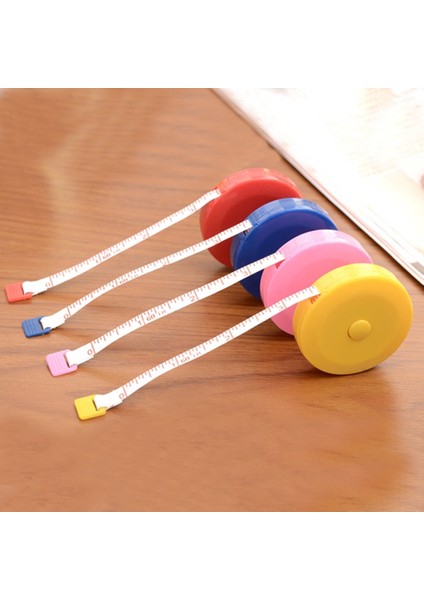 Rastgele Color5 1 cm Otomatik Geri Çekilebilir Kumaş Gövde Mini Ölçüm Bandı Çift Taraflı Plastik Taşınabilir Çocuk Yükseklik Cetvel Rastgele Renk (Yurt Dışından) indirimleri