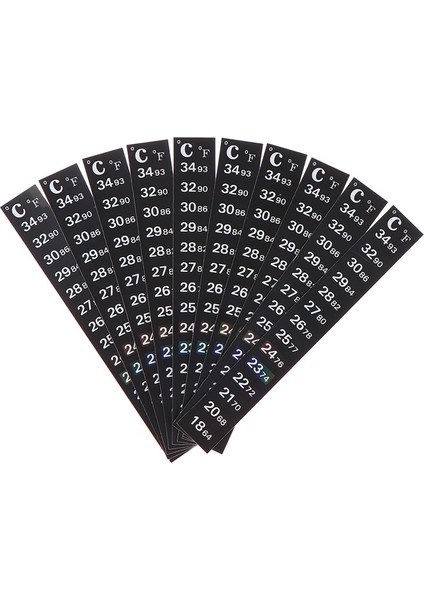 5 Adet 5 Adet Stick-On Dijital Akvaryum Balık Tankı Buzdolabı Termometre Etiket Ölçüm Çıkartmalar Sıcaklık Kontrol Araçları Ürünleri (Yurt Dışından)