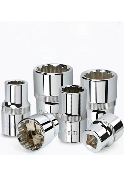 1 Adet-8mm 1/2 Inç Sürücü 12 Nokta Anahtarı Kafası Cr-V Alaşım Ayna Paslanmaz Cırcır Anahtarı Soket 8-36MM Kısa Torx Soket Somun Sökmek Için (Yurt Dışından)
