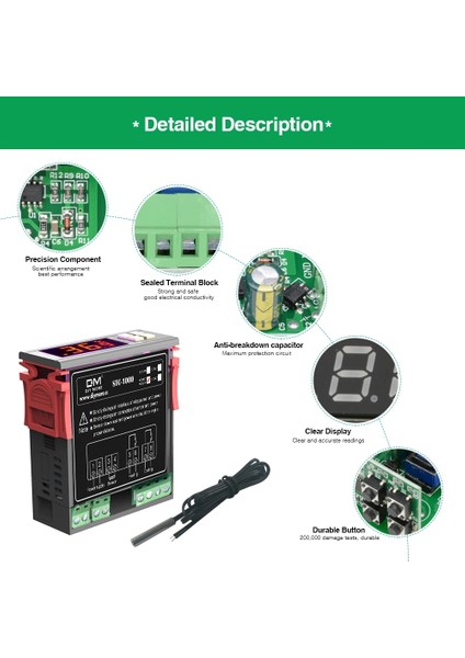 STC-1000 Dc 12 V STC-1000 3000 3008 Dijital LED Sıcaklık Kontrol Cihazı Sıcaklık Sensörü Röle Isıtma Termoregülatör Soğutma Isıtıcı Termostat (Yurt Dışından) modelleri