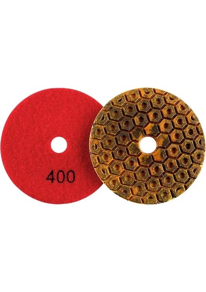 400 4 Inç Süper Elmas Parlatma Pedleri Bakır Bond Islak Parlatma Granit Mermer Beton Granit Yapay Taş Parlatma (Yurt Dışından)