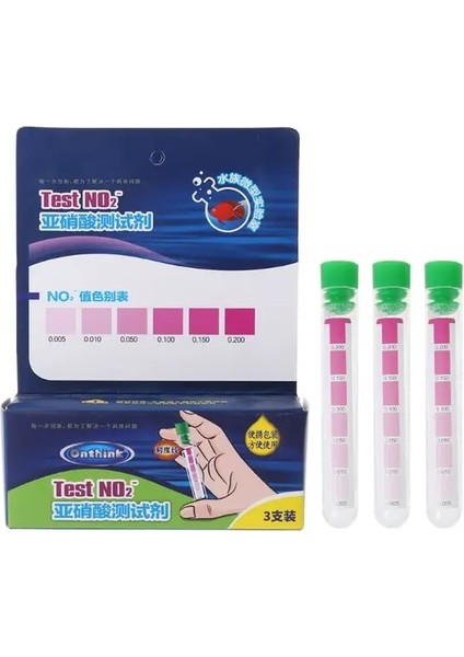 B Akvaryum Testi Sıvı Tuzlu Su Akvaryum Su Testi Ph Nitrit No2 No3 Artık Klor Tespit 4 Tür Su Testi (Yurt Dışından)