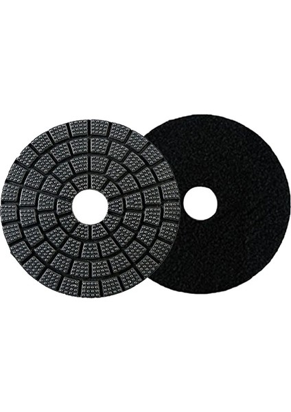Yeşil 4 Inç 100MM Islak Elmas Parlatma Pedi Esnek Taşlama Diski Granit Mermer Taş Zımpara Diski Araçları (Yurt Dışından)