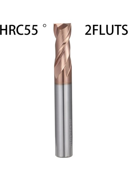 D3XD3X50 HRC55 2fluts Q.grt Karbür Frezeleme HRC50 55 65 Metal Karbür Parmak Freze 2 3 4 Kanal Kaplama Tungsten Çelik Kesme Freze Seti Parmak Frezeler (Yurt Dışından)