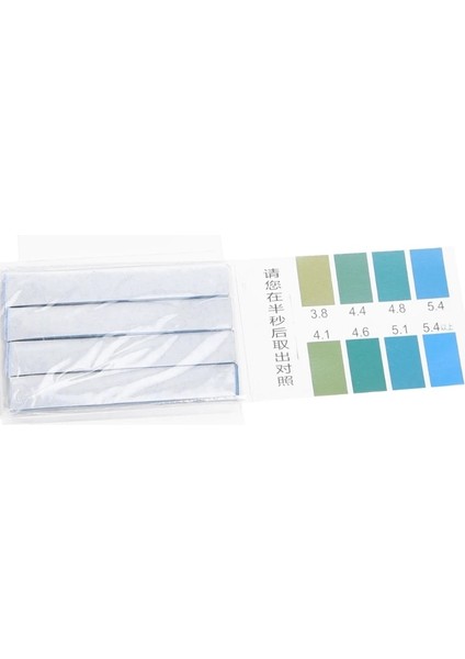 Beyaz 80 Şerit Ph Aralığı 3.8-5.4 Ph Alkali Test Göstergesi Kağıdı Su Turnusol Testi (Yurt Dışından) modelleri