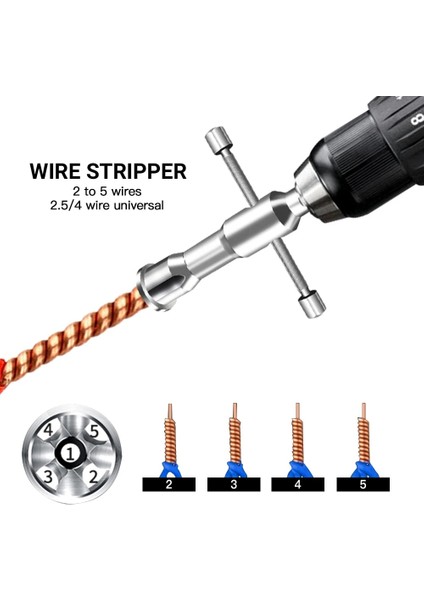 B Tipi Elektrik Büküm Tel Aracı 2 ~ 5 Delik Elektrikçi Evrensel Otomatik Büküm Tel Sıyırma Katlama Makinesi Konnektörü (Yurt Dışından) fiyatları