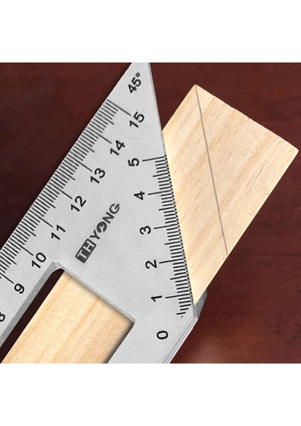 Şerit Alüminyum Alaşımlı Ahşap Kare Çok Fonksiyonlu Cetvel 45 90 Derece Ölçer Kural Ağaç Işleme Araçları Ağaç Işleme Ölçüm Cetveli (Yurt Dışından) fırsatları