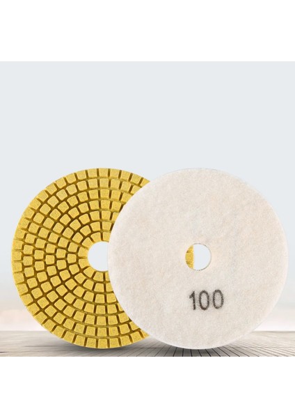 1000 Parlatma Pedleri Kiti 4 Inç 100MM Islak Kuru Granit Taş Beton Mermer Parlatma Taşlama Diskleri Seti (Yurt Dışından) modelleri