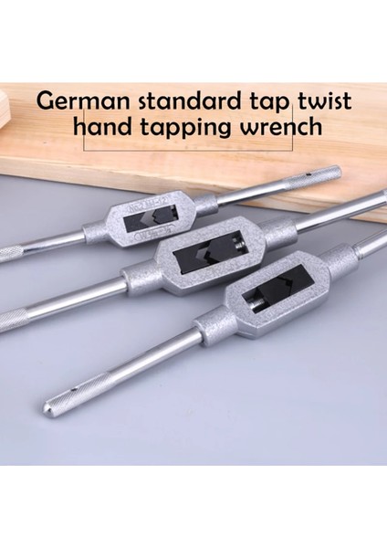M1-8mm Ayarlanabilir Musluk Anahtarı Konu Dokunun Kolu Çelik El Musluklar Tutucu Dokunarak Rayba Araçları M1-8/m1-10/m1-12 (Yurt Dışından)