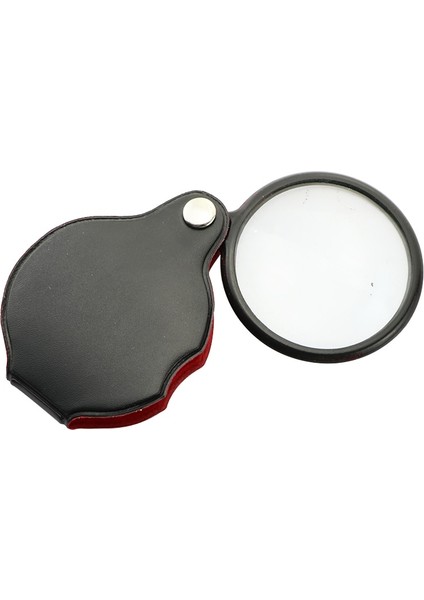 Set-3 8x Deri Büyüteç Taşınabilir El Büyüteçloupe Cep Büyüteç Okuma Monocle Takı Büyüteç Hediye Gözlük Lupe (Yurt Dışından)