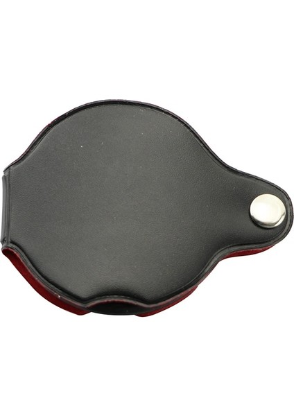 Set-3 8x Deri Büyüteç Taşınabilir El Büyüteçloupe Cep Büyüteç Okuma Monocle Takı Büyüteç Hediye Gözlük Lupe (Yurt Dışından)