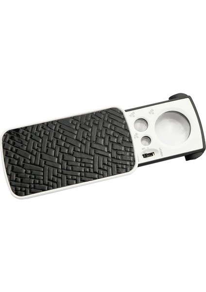 Set-3 8x Deri Büyüteç Taşınabilir El Büyüteçloupe Cep Büyüteç Okuma Monocle Takı Büyüteç Hediye Gözlük Lupe (Yurt Dışından)