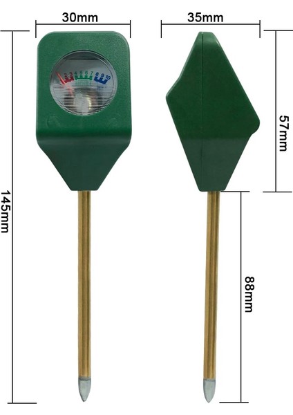 Mini Çiçek Saksı Toprak Analiz Cihazı Nem Sıcaklık Ölçer Higrometre Test Cihazı (Yurt Dışından) modelleri
