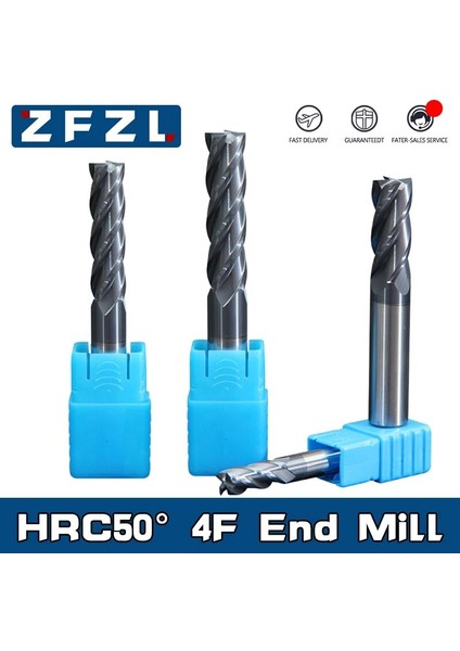 3.5X4DX50L-4F 1 Adet HRC50 1 2 3 4 5 6 8 10 4 Flüt Karbür Uçlu Değirmen Alaşımlı Tungsten Çelik Freze Kesici Uç Frezeler Cnc Makinesi Parmak Frezeler (Yurt Dışından)