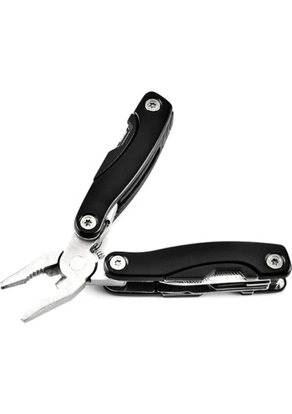 Siyah Paslanmaz Çelik Katlanır Pense Fonksiyonel Pense El Aletleri Pense Tornavida Kamp Dişliler Seti Açık Çakı Çok Aracı (Yurt Dışından)