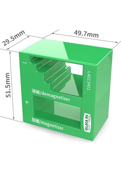 Mini Laoa Magnetizer Demanyetizer Aracı Yeşil Tornavida Uçları Manyetik Toplama Aracı Tornavida Manyetik Manyetiklik Giderme (Yurt Dışından) fiyatları