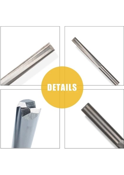 6X6X12X50 1 Adet 3.175MM 4mm 6mm 8mm Iki Flüt Düz Yuvası Bit Ahşap Kesici Cnc Katı Karbür Iki Çift Flüt Uçları Cnc Freze Uçları (Yurt Dışından) fırsatları