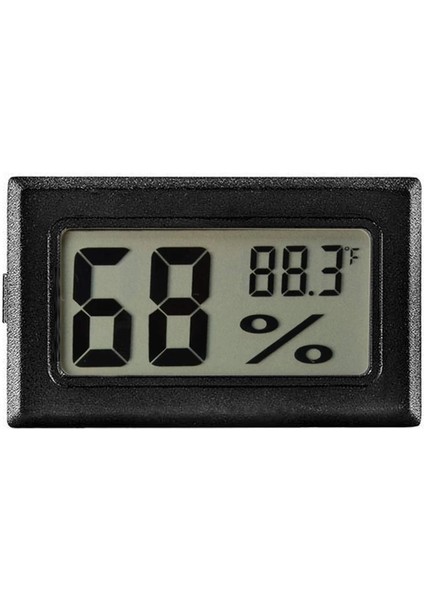 Beyaz Mini Dijital LCD Sıcaklık Sensörü Test Cihazı Nem Ölçer Termometre Higrometre Ölçer Kapalı Açık Için Su Geçirmez Probe (Yurt Dışından)