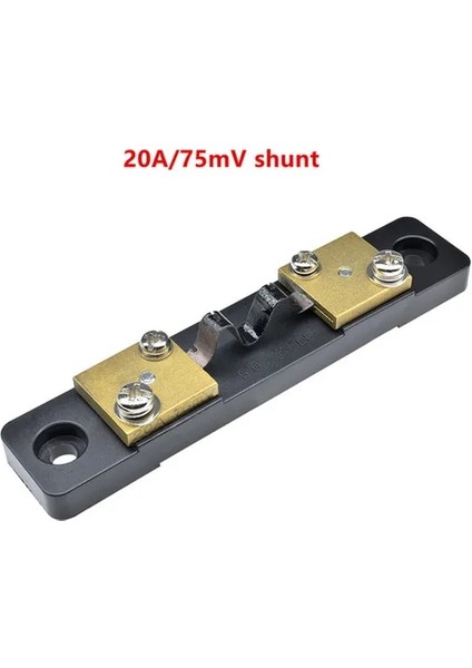 20A 75MV Şant 1 Adet Harici Şant Fl-2 100A 50A 30A 20A 10A /75MV Akım Ölçer Şant Dirençleri 50A/75MV Amp Dijital Voltmetre Ampermetre (Yurt Dışından)