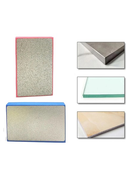 D Elmas El Parlatma Pedleri 90X55MM Kiremit Cam Aşındırıcı Taşlama Bloğu Taş Mermer Seramik Aşındırıcı Zımpara Diski Parlatıcı Araçları (Yurt Dışından) fiyatları
