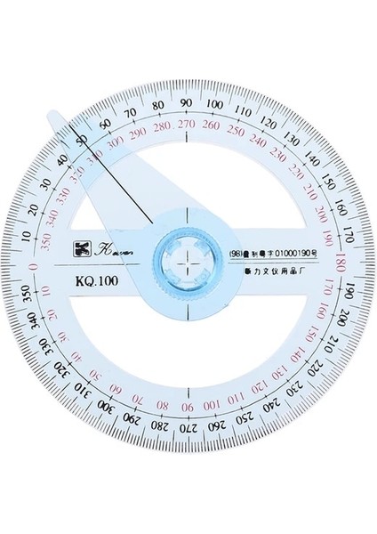 Beyaz 6/8 Inç 0-360 ° Gonyometre Tıbbi Ortak Cetvel Kalibre Edilmiş Ortopedi Açı Kuralı Omurga Parmak Iletki Ölçme Aracı (Yurt Dışından)