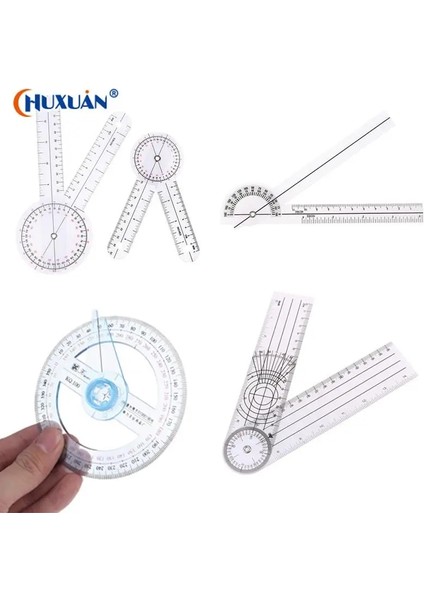 Beyaz 6/8 Inç 0-360 ° Gonyometre Tıbbi Ortak Cetvel Kalibre Edilmiş Ortopedi Açı Kuralı Omurga Parmak Iletki Ölçme Aracı (Yurt Dışından) fiyatları