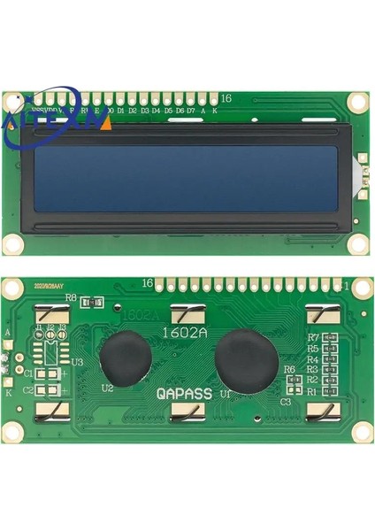 LCD1602 Yeşil LCD1602 1602 LCD Modül Mavi/sarı Yeşil Ekran 16X2 Karakter LCD Ekran PCF8574T PCF8574 Iıc I2C Arayüzü 5 V Arduino Için (Yurt Dışından)