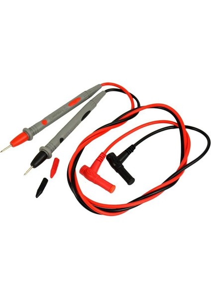 1000 V 20A-1 1 Çift Evrensel Dijital Ince Uç Iğne Multimetre Çok Metre Test Kurşun Probu Tel Kalem Kablo Multimetre Test Cihazı 1000 V 10A 20A (Yurt Dışından)