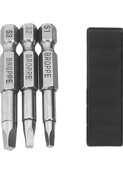 3 Adet 50MM Elektrikli Sürücü Uçları Sq2 Kare Kafa Manyetik Tornavida Uçları Araç Seti Onarım El Aleti Bit Kiti (Yurt Dışından) fırsatları