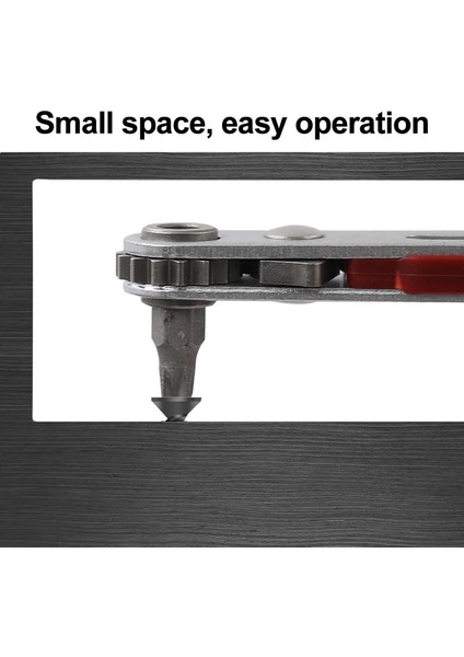 Viraj 1 Pc Mini Cırcır Anahtarı Altıgen Torx Çift Yönlü Kontrol Tek/çift Kafa Tornavida Matkap Uçları Aracı 1/4 "(6.35MM) (Yurt Dışından) fiyatları