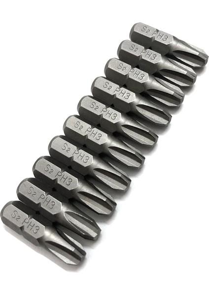 10 Adet Ph3 10 Adet Pozi Pz0 Pz1 Pz2 Pz3 Ph0 Ph1 Ph2 Ph3 Ucu Tornavida Uçları 1/4 "25MM Tornavida Bit Güç Ev El Tamir Araçları (Yurt Dışından)