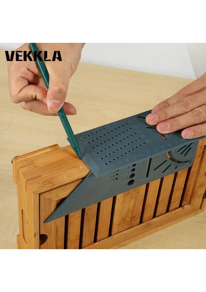 3D Açı Ölçme Cetveli Plastik Ölçme Cetveli Ölçer 45 Derece ve 90 Derece Açılar Ölçme Aracı Ev Iyileştirme Ağaç Işleme B3 (Yurt Dışından) fiyatları