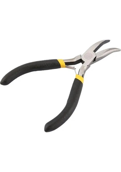 06 8 Stil Taşınabilir Dayanıklı Karbon Çelik Dövme Mücevherat Pense Hafif Yapma Boncuk Mini Pense Aracı Yuvarlak Düz Uzun Burun (Yurt Dışından)
