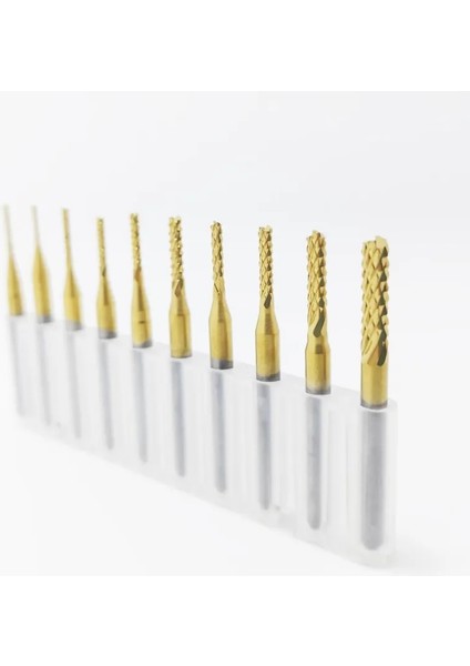 1.5mm 1 Adet 0.8MM-3.175MM Titanyum Kaplamalı Karbür Freze Kesicisi Gravür Kenar Kesici Cnc Freze Uçları End Mill Pcb Makinesi Için (Yurt Dışından)