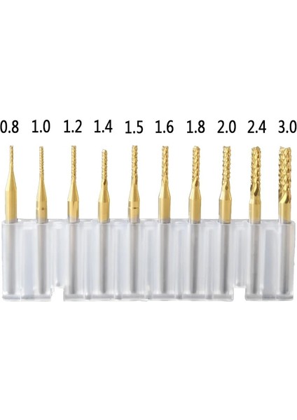 1.5mm 1 Adet 0.8MM-3.175MM Titanyum Kaplamalı Karbür Freze Kesicisi Gravür Kenar Kesici Cnc Freze Uçları End Mill Pcb Makinesi Için (Yurt Dışından)