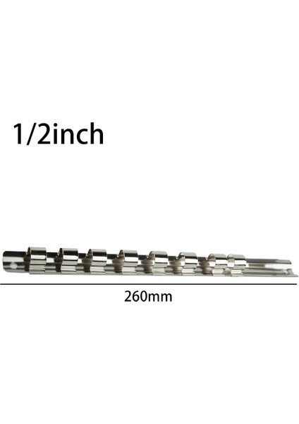 150MM Demir Soket Raf Anahtarı Tutucu 1/4 3/8 1/2 Inç Depolama Sonlandırıcı 8 Klipsli Raylı Alet Düzenleyici Ev Endüstriyel Garaj (Yurt Dışından) fiyatları