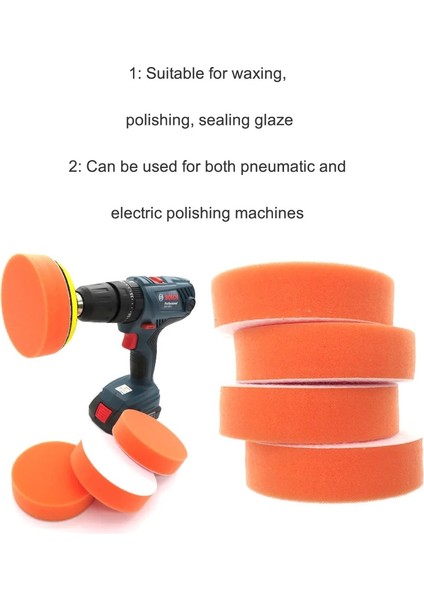 5 Adet 3 Inç Parlatıcı Bileşim Parlatma Pedleri 3-6 Inç Sünger Ağda Kiti Sızdırmazlık Sır 3''4''5''6'' Araba Parlatıcı Oto Güzellik Boya Bakımı (Yurt Dışından) fırsatları