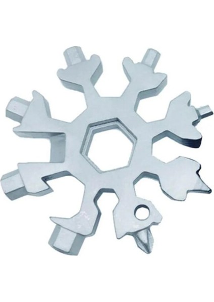 Siyah 18-In-1 Kar Tanesi Anahtar Anahtarı Çok Aracı Edc Taşınabilir Mater Allen Anahtar Kar Anahtarlık Araçları Kamp Için Bisiklet Kombinasyonu Anahtarı (Yurt Dışından) fiyatları